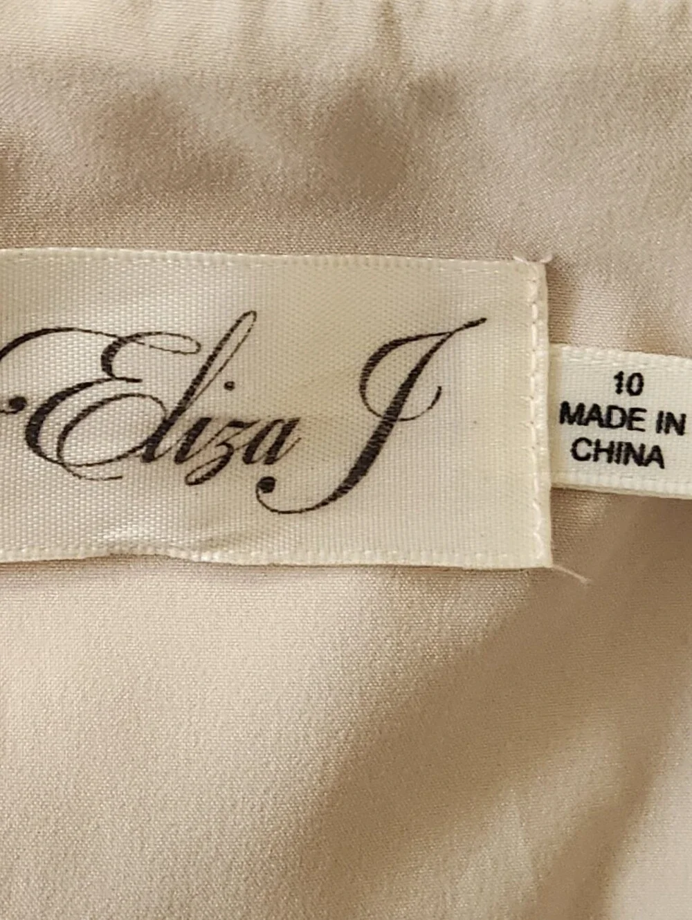 ELIZA J. Blush Pink Lace and Faille Fit & Flare Cocktail Dress - Size 10